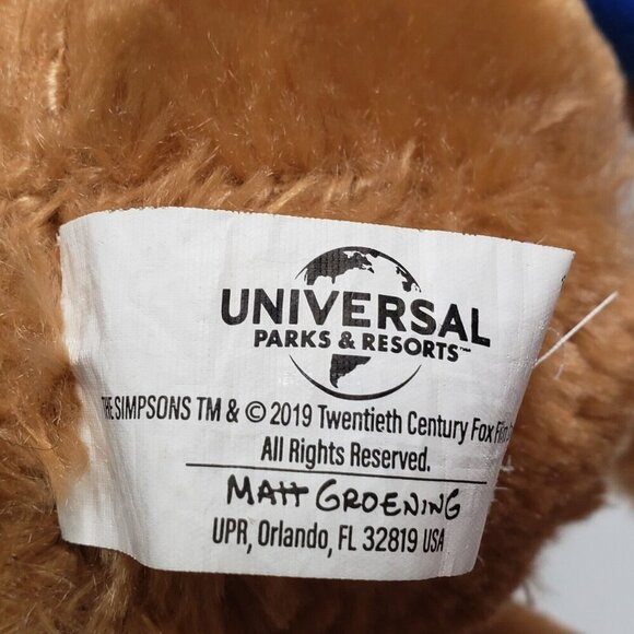 Universal Parks & Resorts 13" The Simpsons Mr Teeny Chimp Monkey 2019 Plush - Picture 3 of 5